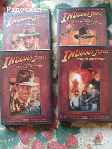 Indiana Jones комплект от 4 ДВД диска Индиана Джоунс , снимка 4 - Приключенски - 50661628
