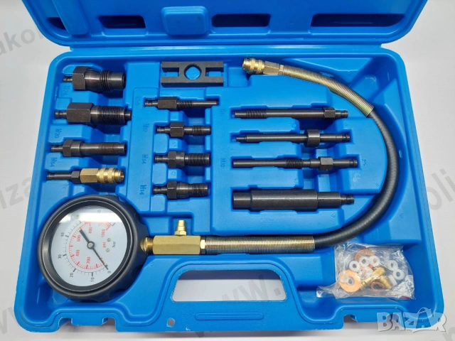 Комплект за измерване на компресия на дизелови двигатели