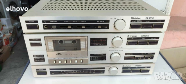 Стерео усилвател, тунер и дек Tristar, снимка 3 - Аудиосистеми - 51026781