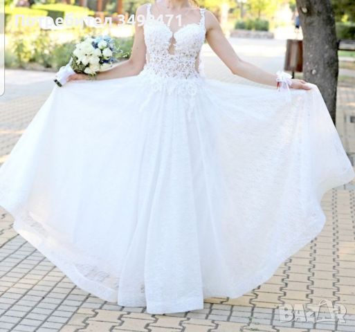 Сватбена рокля, снимка 1 - Сватбени рокли - 46398760