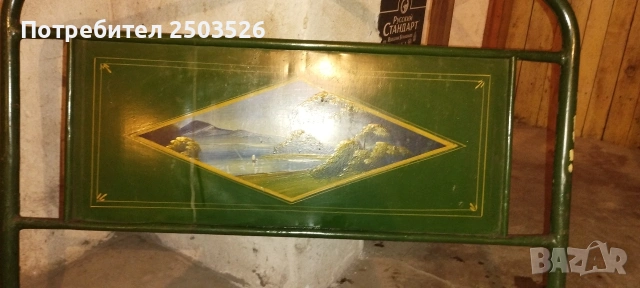 Старо легло, снимка 4 - Антикварни и старинни предмети - 53689591