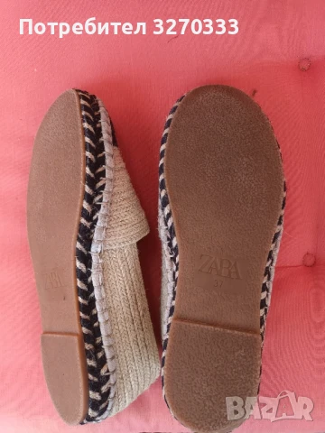 Дамски еспадрили на Zara, снимка 6 - Дамски ежедневни обувки - 50446766