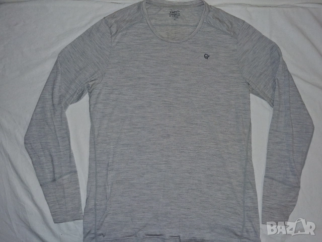  Norrona Wool Zip Neck (L) и (XL) - 3 броя мъжки термо блузи и клин Merino Wool , снимка 12 - Спортни дрехи, екипи - 53418014
