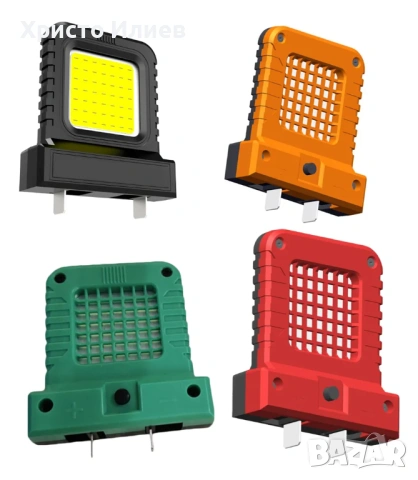 LED работна лампа за Makita DeWALT Milwaukee Bosch, снимка 11 - Други инструменти - 53616984