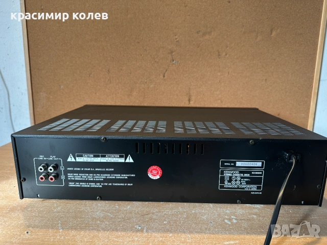 стерео касетен дек "Kenwood KX-660HX", снимка 11 - Декове - 53290260