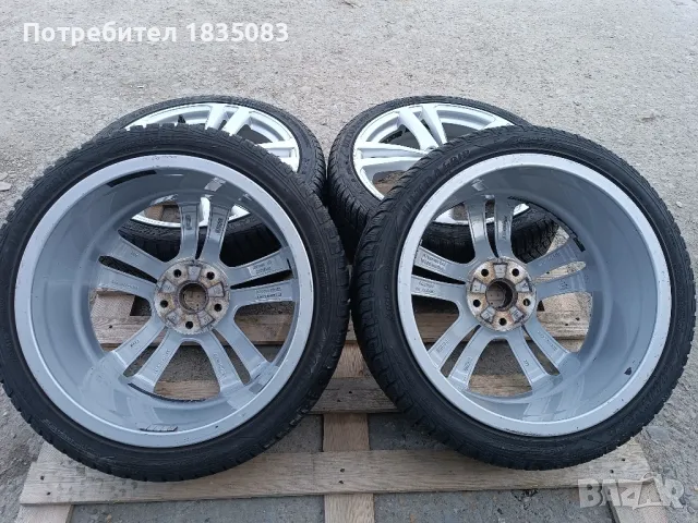 Лети джанти 18ки 5х112 Audi + зимни гуми 225/40/18 GoodYear, снимка 11 - Гуми и джанти - 49512220