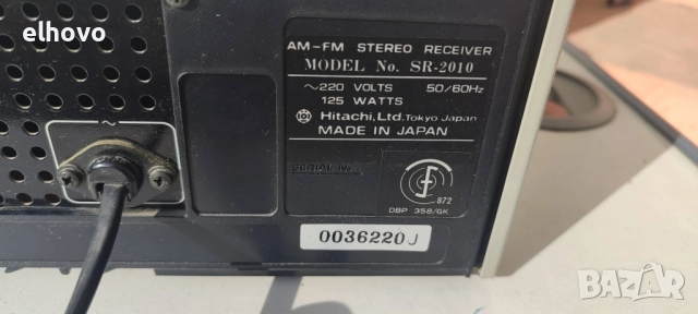 Ресивър Hitachi SR-2010, снимка 4 - Ресийвъри, усилватели, смесителни пултове - 52477846