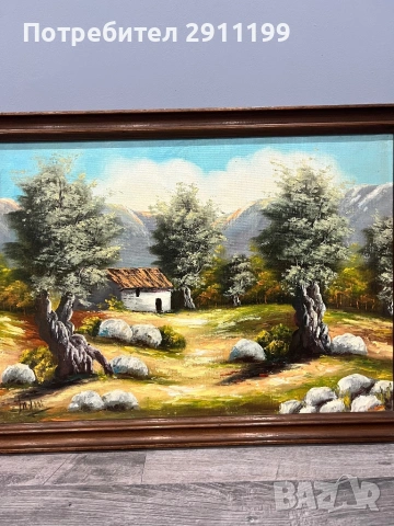 Маслена картина – пейзаж от Майорка, снимка 2 - Картини - 54269404