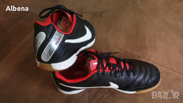 NIKE TIEMPO Leather Footbal Shoes Размер EUR 43 / U 8,5 за футбол естествена кожа 137-14-S, снимка 6 - Спортни обувки - 45063038
