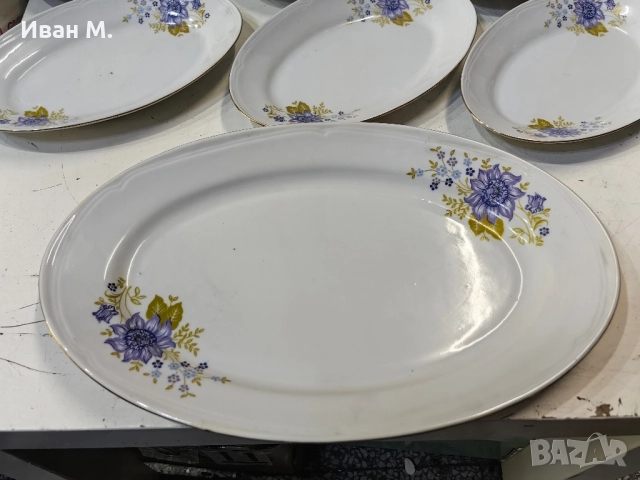 Чисто нов български порцеланов сервиз за риба, снимка 3 - Сервизи - 52144457