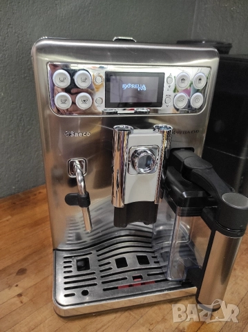 Кафемашина / Каферобот / Кафеавтомат Саеко / Saeco Exprelia Evo , снимка 2 - Кафемашини - 52586784