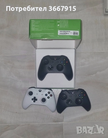 Xbox one S с кутия, 3 контролера, 4 игри и 1 станция за зареждане, снимка 2 - Xbox конзоли - 54060376