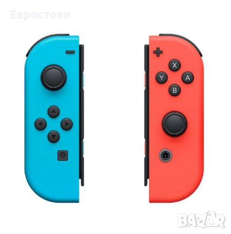 Комплект контролери Nintendo Switch Joy-Con, цвят: червено/синьо, снимка 2 - Аксесоари - 46698842