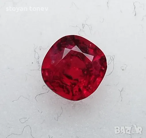 Невероятен шпинел в Топ червен цвят - 0.87кт.! Нов!, снимка 7 - Други - 50146642