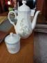 Порцеланов чайник и каничка  за чай “Китка” гр. Нови Пазар, снимка 7