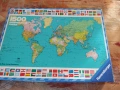 Пъзел "World Map” Ravensburger 1971г. 1500 части , снимка 1