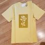 Дамска тениска в жълт цвят., снимка 1 - Тениски - 45783027