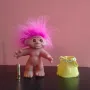 Играчка Кукла Трол Troll Thomas Dam Denmark 1984 16 см, снимка 11