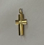 Златна висулка(кръст) 1.34гр., снимка 3