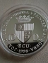 Сребро 10 динера 1998г. Андора, снимка 2