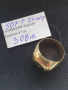 Златен мъжки пръстен 4.1гр-14к, снимка 2