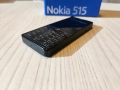 GSM Nokia 515 RM-953 Black телефон с копчета зарядно камера фенерче Нокиа SIM micro SD кейс смартфон, снимка 7