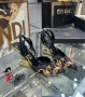 обувки на ток fendi versace, снимка 3