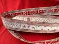 Стар тъкан вълнен колан от софийска носия, снимка 6