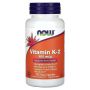 Now Foods Витамин K-2, 100 μg, 100 капсули