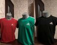 Мъжки тениски Аdidas в червено, черно и зелено, снимка 1 - Тениски - 45375746