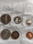 Лот монети 6 броя Канадски долари, центове непипани мат гланц перфектно състояние 42636