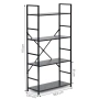 Голяма етажерка на 4 рафта ModernHome, дизайн в стил лофт, снимка 12