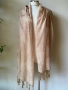 Бежов шал Henry Cotton's от 85 % памук и 15 % коприна, снимка 7
