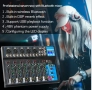 Професионален 7-канален студиен миксер Depusheng HT7 Bluetooth с USB DJ MP3 жак , снимка 2