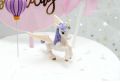 Unicorn еднорог пластмасова фигурка за декорация на торта , снимка 4