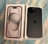 Apple iPhone 15 128GB  Black — с кутия и касова бележка  много запазен айфон 15, снимка 3