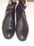 Черни кожени боти с капси Café Noir, размер 40 , снимка 5