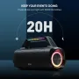 AKONE Преносим Bluetooth външен високоговорител 80W светлини мощен дълбок бас субуфер бумбокс, снимка 2