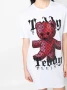 Филип Плейн Рокля тип тениска Teddy Plein с кристална украса, снимка 2