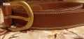 Нов Италиански Дамски Колан Изцяло от Естествена Кожа 125см., снимка 5