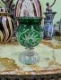 Превъзходна много красива антикварна колекционерска кристална ваза чаша Bohemia , снимка 6