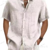 Мъжка ежедневна едноцветна риза с къс ръкав, 9цвята , снимка 2 - Ризи - 45792559