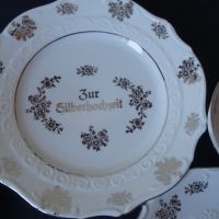 два тройни сета Zur Silberhochzeit - За сребърната годишнина от сватбата, снимка 7 - Чаши - 45497807
