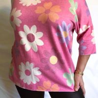 2ХЛ блузка в пастелни цветове , снимка 1 - Други - 45002628