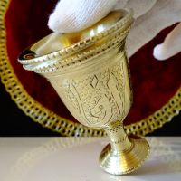 Разкошна персийска бронзова чаша,бижу. , снимка 9 - Антикварни и старинни предмети - 45494487