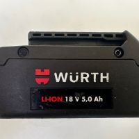 Wurth - Акумулаторна батерия 18V 5.0Ah с индикатор, снимка 3 - Други инструменти - 45456309