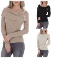 Ликвидация! Дамски плетен пуловер, 3цвята , снимка 1 - Блузи с дълъг ръкав и пуловери - 35180577