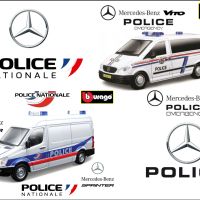 Bburago MERCEDES-BENZ - SPRINTER и VITO POLICE, снимка 1 - Колекции - 45343922