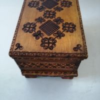 Дървена кутия 15.5 х 10.5 h 10 см. , снимка 2 - Други стоки за дома - 45595237