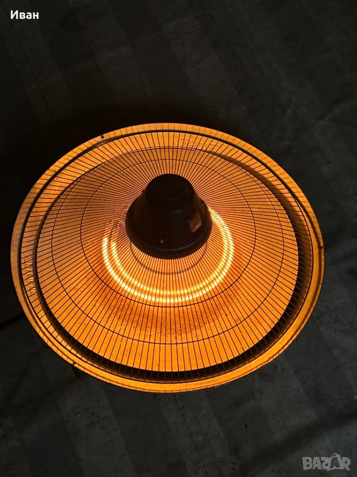 Инфрачервена висяща печка за тераса или градина, снимка 1